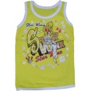 Майка цветная, с принтом Star Winx, для девочек. Кулирка