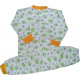 Пижама для мальчиков на 2-х кнопках с набивными рисунками. Ткань двунитка с начесом