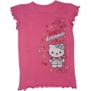 Нарядная однотонная футболка для девочки с принтом Day dreamer